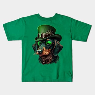 Dachshund St. Patrick's Day Kids T-Shirt